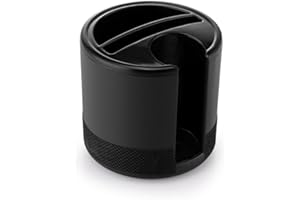 WOWLELA Winbang Support de Voiture Tasse, Mini boîte de Rangement de Voiture Multi-Fonction Organisateur Tasse pour Les clés de Cartes de pièces de Monnaie, Noir