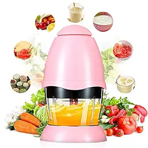 Bloriza Multipurpose Electric Glass Bowl Meat Vegetable Slicer Dicer, Blender and Mincer Food Processor , Multicolour