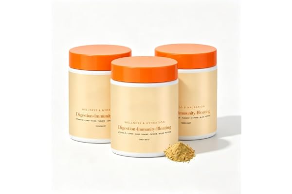 Ingefära C-vitaminpulver, daglig hydrering och välbefinnande, 132g