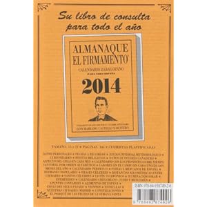 2014 - Calendario Zaragozano