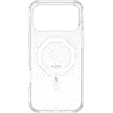 iPhone 17 Pro Max ile Uyumlu Kılıf Skinarma Mag-Şarj &Ouml;zellikli IML Baskılı Holografik MYST Kapak (Şeffaf)