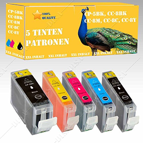 5 x Tintenpatronen kompatibel zu Canon Pixma IP3300 / IP3500 / IP4200 / IP4200X / IP4300