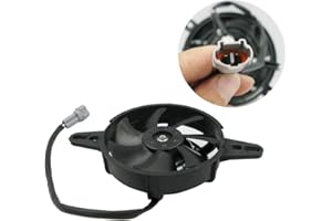 PROOTOM OTOM Universal Motorcycle Radiator Cooling Fan Oil Cooler Water Cooler Electric Fan 4inch 5inch for All Dirt Bike Motocross ATV (4 Inches)