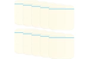 RIENAN 10 sztuk plastrów hydrokoloidowych 10 x 10 cm plastry na odleżyny plastry hydrożelowe przeznaczone do pielęgnacji ran lekko sączących, pęcherzy, trądziku i ran powierzchownych (kolor transparentny)
