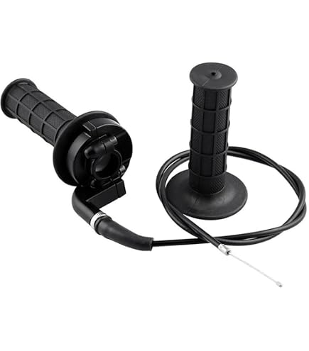NIBBI 22mm Short Quick Throttle Twist Grip - High Sensitivity Racing Handle For Motorcycle, ATV, Dirt Bike Handlebars - View #2