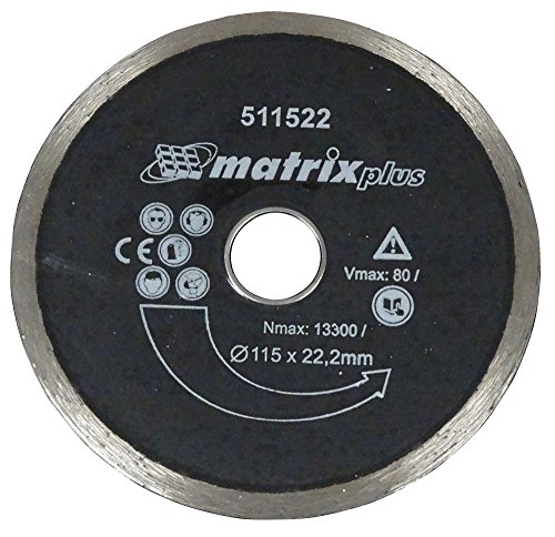 Preisvergleich Produktbild Aerzetix: 115 / 22,2mm Diamant-Trennscheiben Glatten Sägeblätter Diamantscheibe Diamanttrennscheiben für Winkelschleifer Zum Schneiden Von Keramischen Und Sehr Dichten