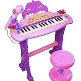 ★ Maße: 45 x 21 x 45 cm(inkl. Mikro) Schneller und einfacher Aufbau in wenigen Sekunden. Tolles Musikinstrument zum Spielen und Lernen für die Kinder