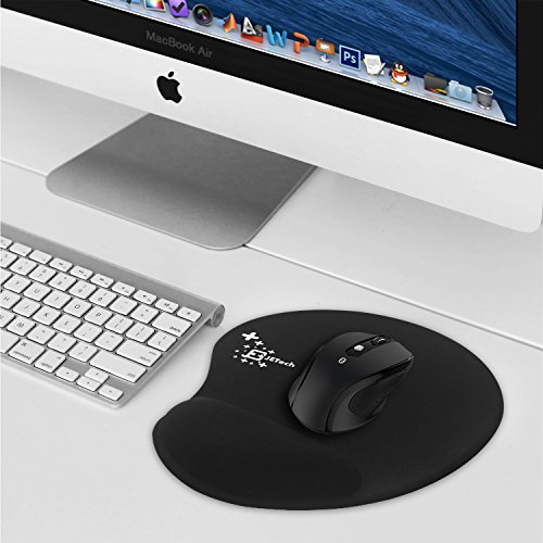 Mauspad, JETech Premium Maus Pad mit Gel Handgelenkauflage (Schwarz) – 0882 - 6