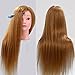 Neverland Professional 24" 50% Real Human Hair Training Head With Free Clamp For College and Professional Use Brown #27