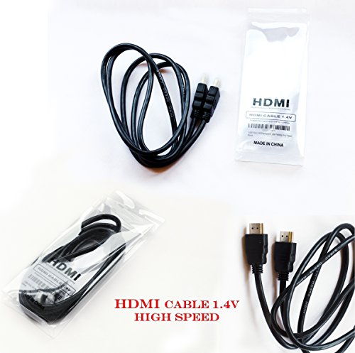 1,5 Mt Premium HDMI Kabel 1.4 V 3D High Speed Ultra HD Auflösung Full HD 1080P Blei 150 cm Qualität High Definition Multimedia Interface in Blister Verpackung vergoldet 1,5 Mt - 3