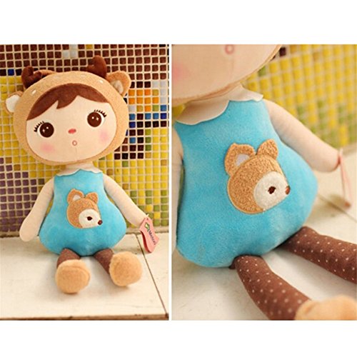 Lalang Nettes kleines Mädchen Stoffpuppe Plüsch PuppeSpielzeug – Stoff – Weichpuppe – Stoffpuppen Schmusepuppen / Puppen – Kinderpuppen – Kuschelpuppe - 3
