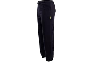 SITE KING Mens Work & Casual Tracksuit Jogging Bottoms with Zip Pockets Fleece Pants, Mens Work Tracksuit Bottoms, Black, Grey, Charcoal, Navy.