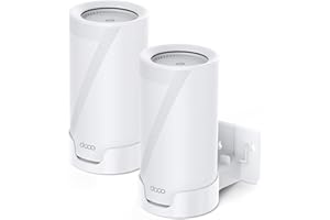 XLTTYWL Deco - Kit di montaggio a parete WiFi 7, staffa di montaggio per router Deco BE65-5G/BE75/BE85/BE95/BE17000/BE22000/BE33000 e gestione dei cavi per TP Decos 7 Tri-Band WiFi 7 Mesh System