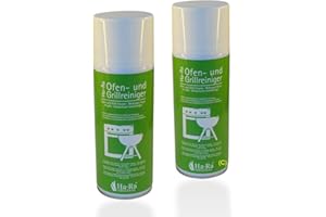 Ha-Ra 2er Set Ofen- & Grillreiniger 400ml I ergiebiger & fettlösender Backofen und Grillreiniger I für Töpfe, Pfannen, Grill & Ofen I geruchsarm, hautverträglich & rückstandslos