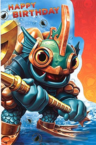Skylanders Superchargers Happy Birthday Card