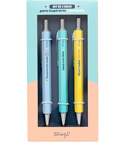 Stylo Effaçable Multicolore Mr Wonderful - 3 Encres (bleu, Noir, Rouge) - Breloque Seringue, Cadeau Infirmière