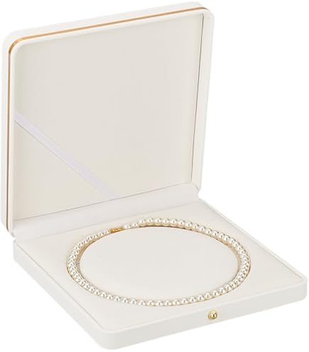 Scatola per collana in velluto grigio argento: scatola regalo per gioielli, The Norham - Italia