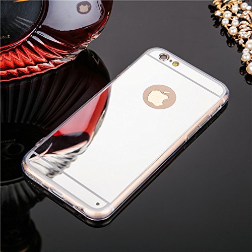 Shinny Spiegel weicher TPU Silicon Edge-Ultra-dünne Geschäfts-Telefon-rückseitige Abdeckung Casesforiphone 6 6s 6Plus 6splus 7 7plus
