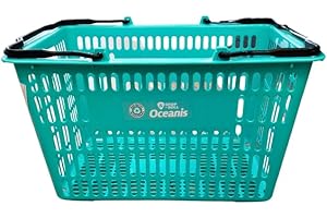 B BALSAT BALSAT Cestas de la compra Resistentes y Manejables.Capacidad 22 Litros. Ideal para supermercados, y tiendas en general