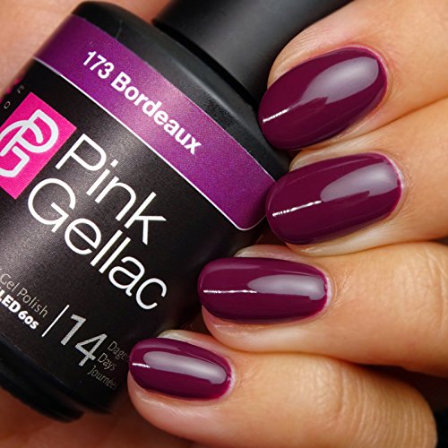 Pink Gellac Bordeaux 15ml Gel Nail Polish by Pink Gellac