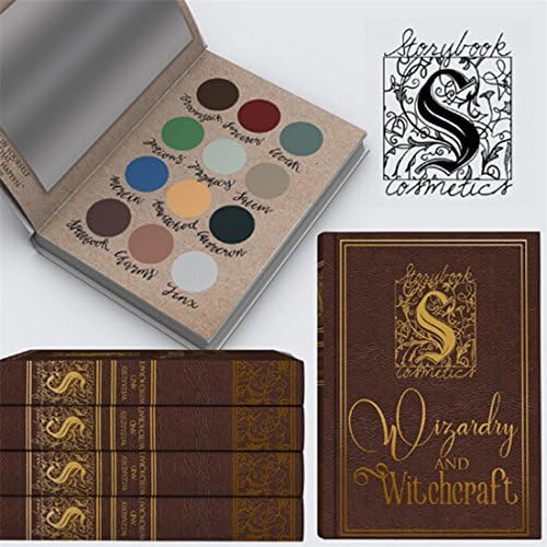 Honosu 12 Farben Lidschatten Palette Wizard Zauberstab Stil Makeup Eyeshadow Profi Augenpalette