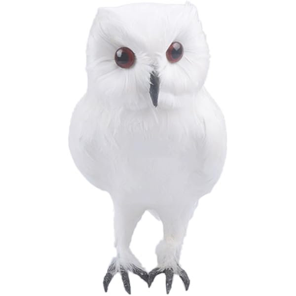 Buy Flocked White Feathered Artificial Dove Bird for Indoor Decor