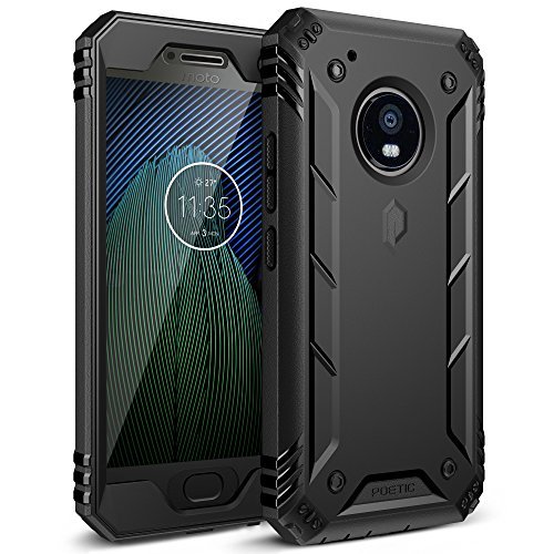 Poetic Revolution Heavy Duty Protecci n H brido Funda con el Protector de Pantalla para Motorola Moto G5 Plus 2017 Negro Poetic Revolution Heavy Duty Protecci n H brido Funda con el Protector de Pantalla para Motorola Moto G5 Plus 2017 Negro