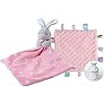 Super Soft Hooded Animal Blanket For Babies 0-12 Months - Cute Wearable Bunny With Bows, Plush Security Blanket Poncho - View #9