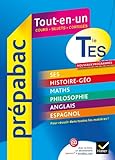 Prépabac Tout-en-un Tle ES: Toutes les matières - Bac - Terminale ES