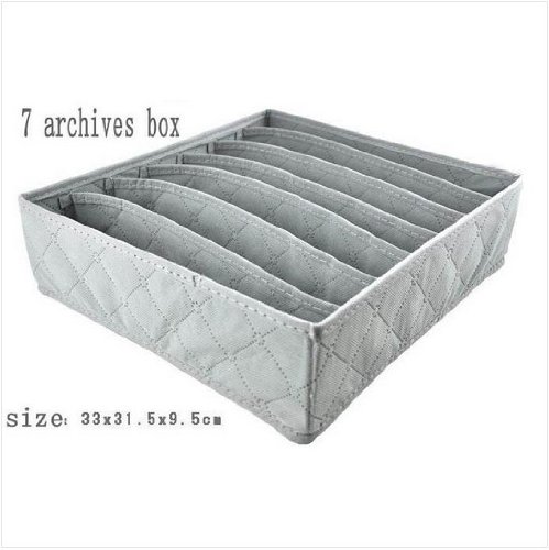 3 Stücke ein Satz, faltbarer Kasten / Bamboo Charcoal Box Faser Lagerung für Büstenhalter, Unterwäsche, Krawatte, Socken - 4