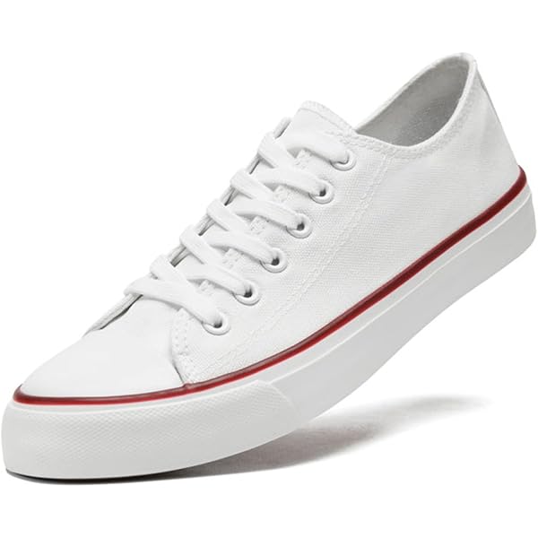 sharllen Canvas Schoenen Vrouwen Dames Lage Top Sneakers Klassieke Lace Up Trainers voor Mannen Vrouwen Canvas Plimsolls Pompen Casual Tennisschoenen (Blue 250