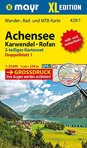 Download Achensee, Karwendel, Rofan XL (2-Karten-Set): Wander-, Rad- und Mountainbikekarte. GPS-genau. 1:25000 (Mayr Wanderkarten)