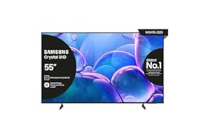 Samsung Smart TV 55'' UE55U7000FUXZT Crystal UHD 4K, Crystal 4K Processor, HDR, Smart Experience, OTS Lite & Adaptive Sound, Metal Stream Design, 2025