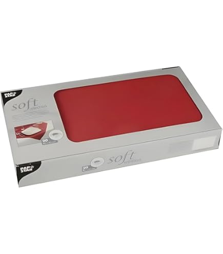 Papstar 5 x 20 Mitteldecken stoffähnlich Vlies soft selection 80cm x 80cm rot 82328 günstig kaufen Papstar 5 x 20 Mitteldecken stoffähnlich Vlies soft selection 80cm x 80cm rot 82328 günstig kaufen