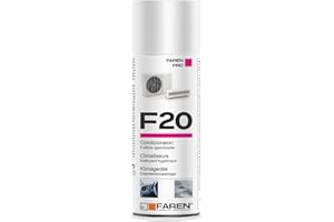 Faren F20, Igienizzante Spray per Climatizzatori di Casa e Auto, gradevolmente profumato a base alcolica, 400ml