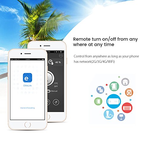 Itead Sonoff Dual Channel WLAN Schaltrelais, Steuern von 2 Geräten via App, Steuern von Geräten von Überall für Ihr Smart Home - 7