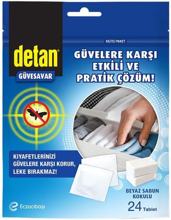 Detan Güvesavar Sachet 24’Lü