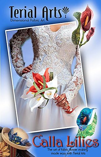 Terial Arts Calla Lily Fabric Flower Pattern