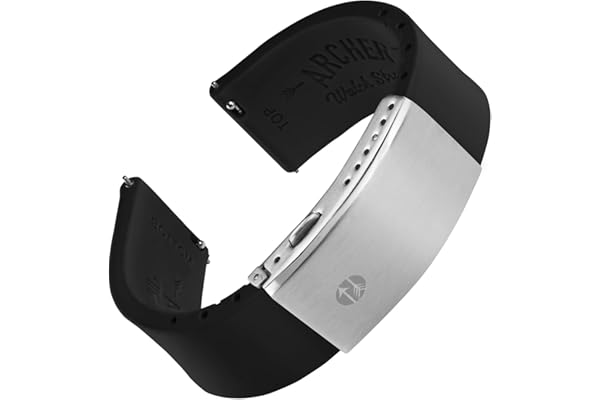 Archer Watch Straps - Snabbkoppling Anpassad Silikonklockarmband
