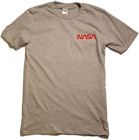 NASA Worm Badge Logo Men's Premium T Shirt Licensed (VP)