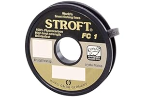 CUSTIC Stroft FC1 Monofile Angelschnur, 25 m, grau