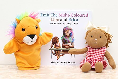 Elevate Products Childminding Resources Toy Starting School Story Sack - Pack Includes Book, Doll and Hand Puppet