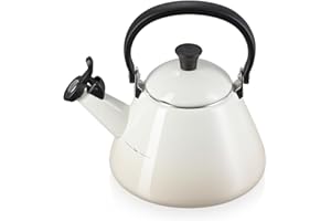 Le Creuset Tetera Kone, Acero esmaltado, 1, 6 L, Meringue, 40101027160000
