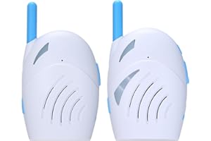 skrskr Portable 2.4GHz Wireless Digital Audio Baby Monitor Two Way Talk Crystal Clear Baby Cry Detector Sensitive Transmission