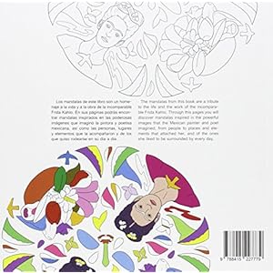 Mandalas para relajarse pintando con FRIDA KAHLO