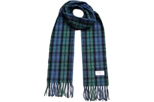 TG Thistle Gem Traditional Tartan Clan Scarves – Multicolor, super-soft Scottish Clan Tartan Scarf - Perfect for both Men and Women