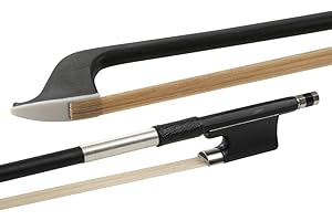 GLASSER Archetto per Violoncello, Fiberglass, Made in USA, 403SH-110, Rivestimento in nickel-silver, per 1/16 Violoncello