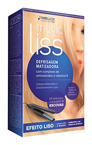 Embelleze Magic Liss Matizador - Kit de Alisado Brasileño - 240 ml