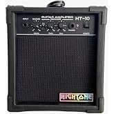 High Tone HT-10 Elektro Gitar Amfisi, 10 Watt Combo, Siyah, Ekolayzer ve Kulaklık Girişli