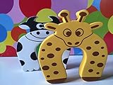 6 Stück B&B Original Türstopper Fingerschutz Klemmschutz Türstop Fingerklemmschutz Handschutz Kindertürsicherung Türpuffer niedliche Tiere